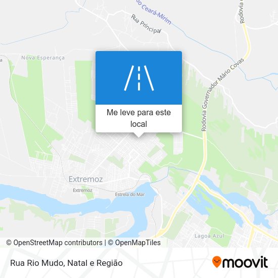 Rua Rio Mudo mapa