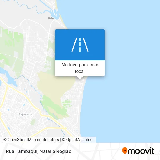 Rua Tambaqui mapa