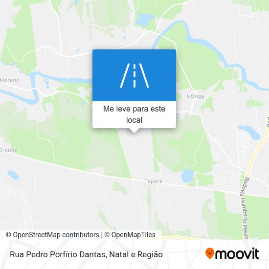 Rua Pedro Porfírio Dantas mapa