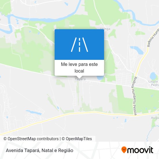 Avenida Tapará mapa