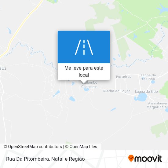 Rua Da Pitombeira mapa