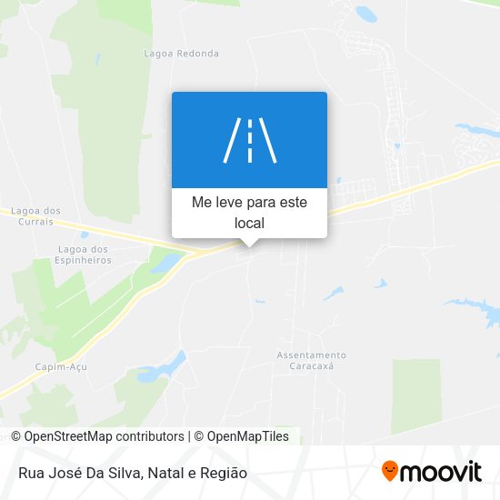 Rua José Da Silva mapa