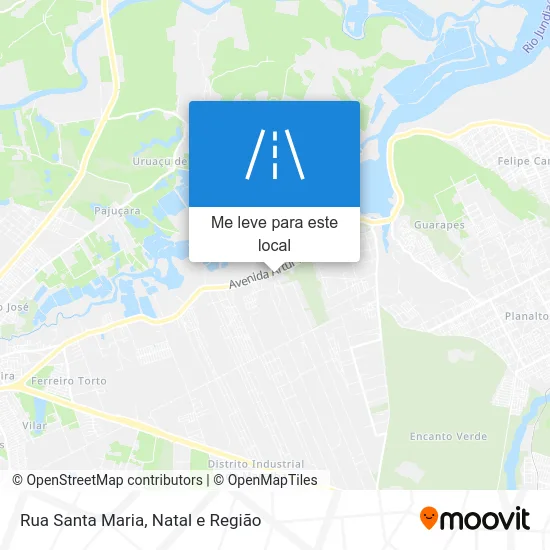 Rua Santa Maria mapa