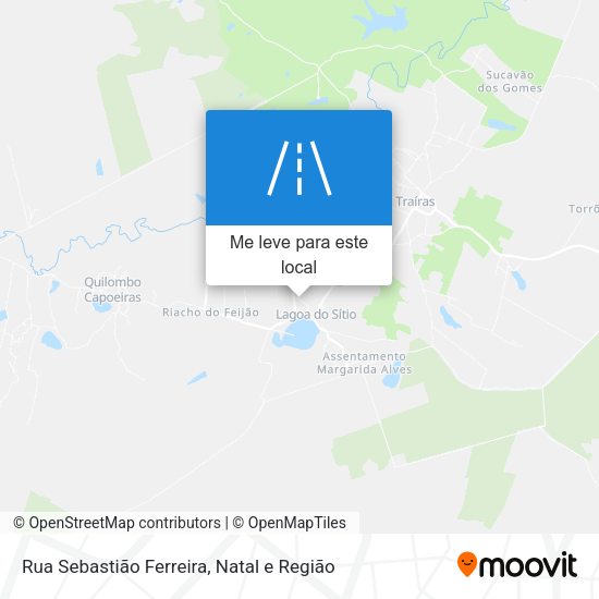 Rua Sebastião Ferreira mapa