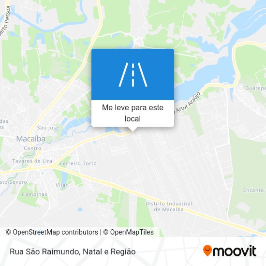 Rua São Raimundo mapa