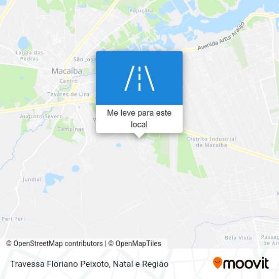 Travessa Floriano Peixoto mapa