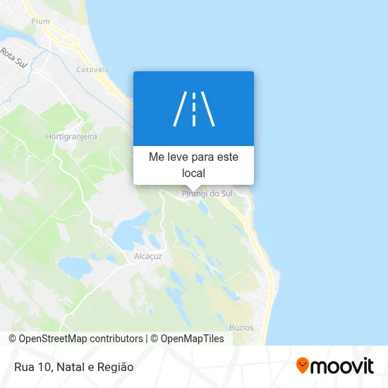 Rua 10 mapa