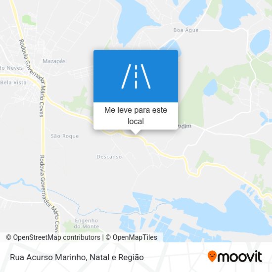 Rua Acurso Marinho mapa