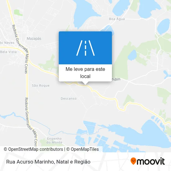 Rua Acurso Marinho mapa