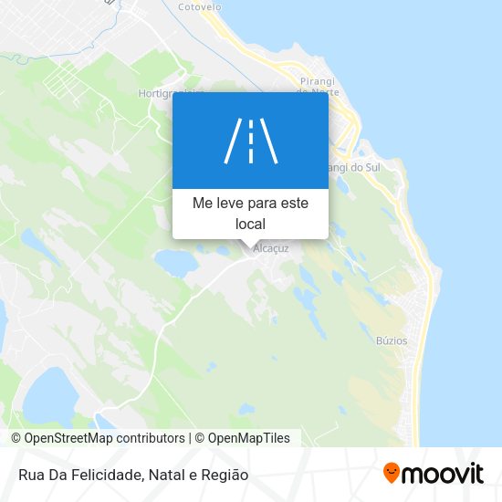 Rua Da Felicidade mapa