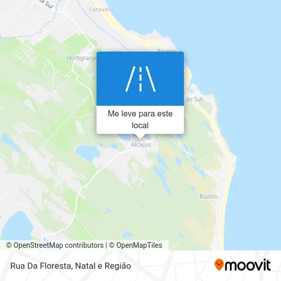 Rua Da Floresta mapa