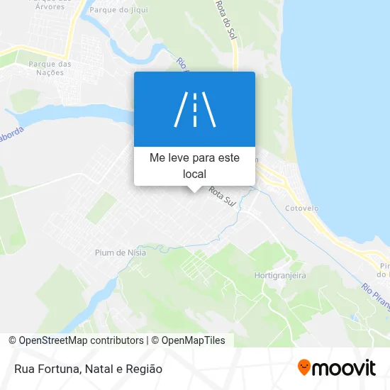 Rua Fortuna mapa