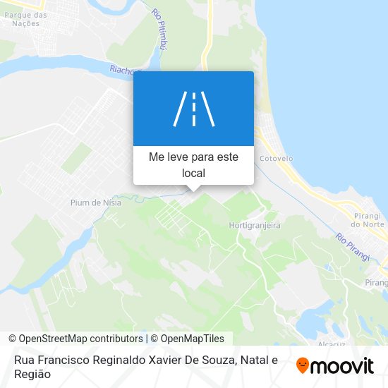 Rua Francisco Reginaldo Xavier De Souza mapa