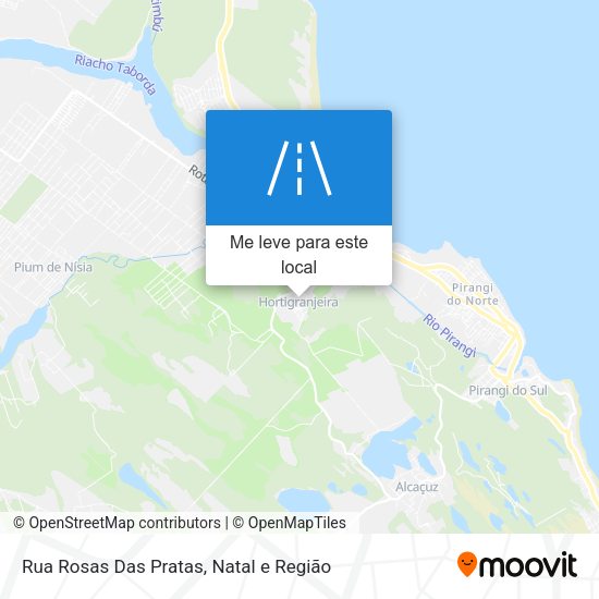 Rua Rosas Das Pratas mapa