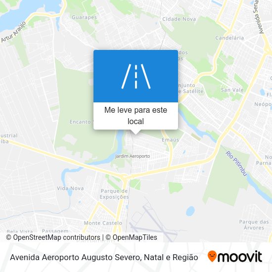 Avenida Aeroporto Augusto Severo mapa