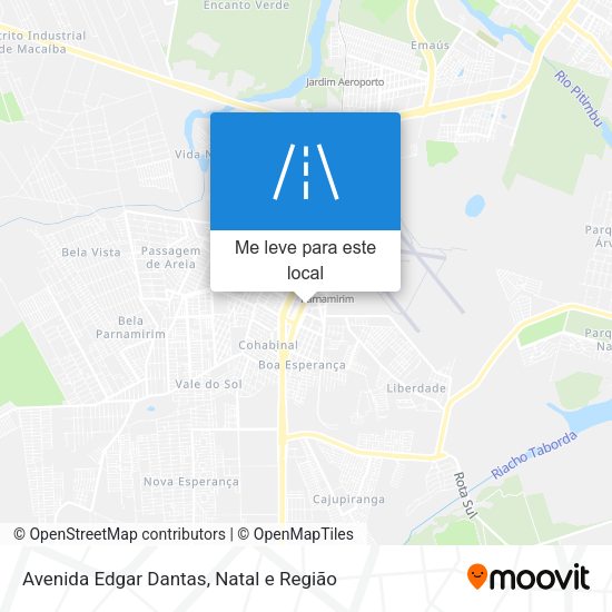 Avenida Edgar Dantas mapa