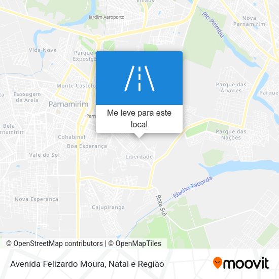 Avenida Felizardo Moura mapa