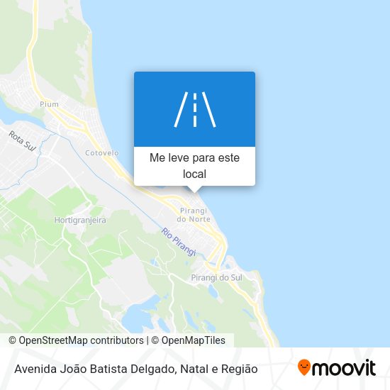 Avenida João Batista Delgado mapa