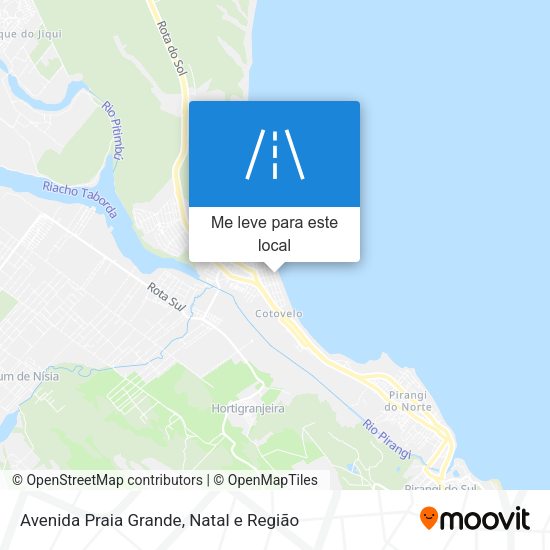 Avenida Praia Grande mapa