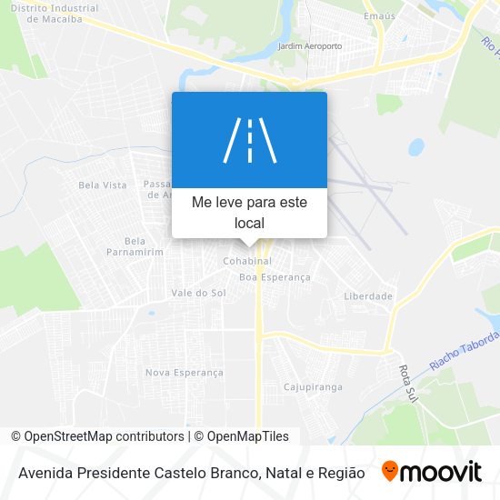 Avenida Presidente Castelo Branco mapa