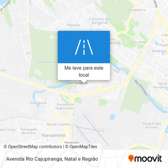 Avenida Rio Cajupiranga mapa