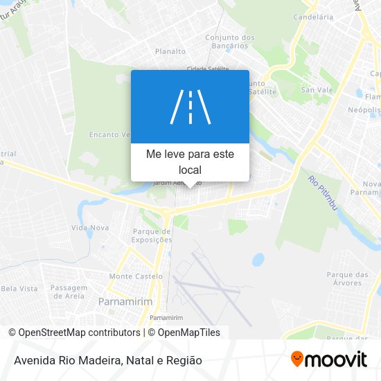 Avenida Rio Madeira mapa