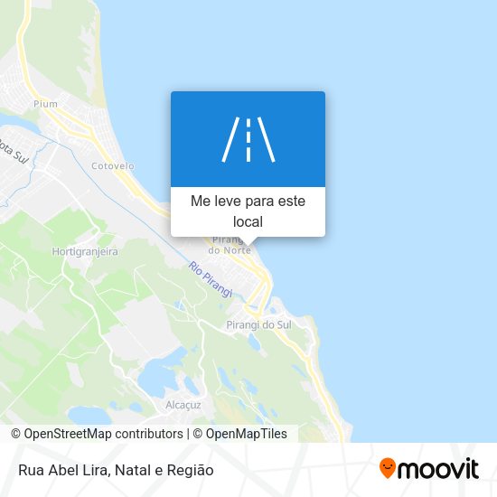 Rua Abel Lira mapa