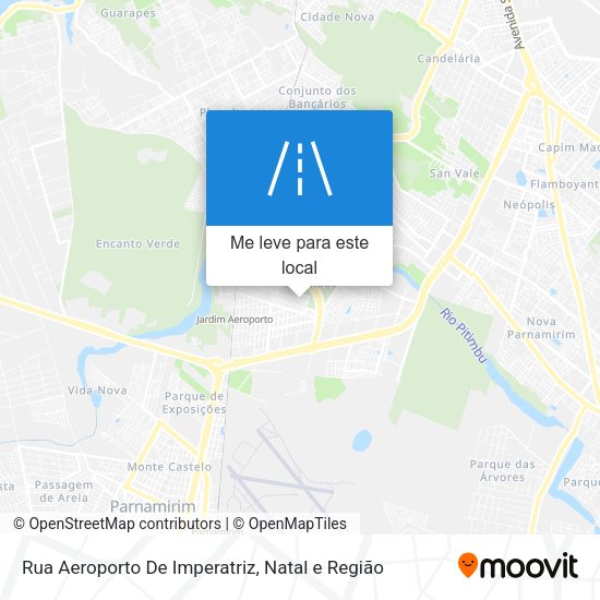 Rua Aeroporto De Imperatriz mapa