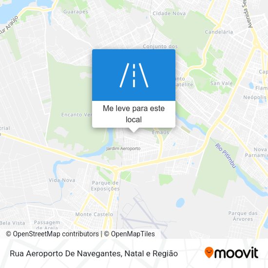 Rua Aeroporto De Navegantes mapa