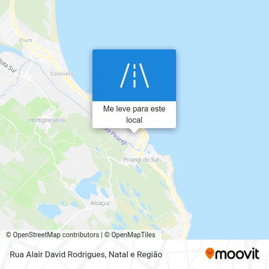 Rua Alair David Rodrigues mapa