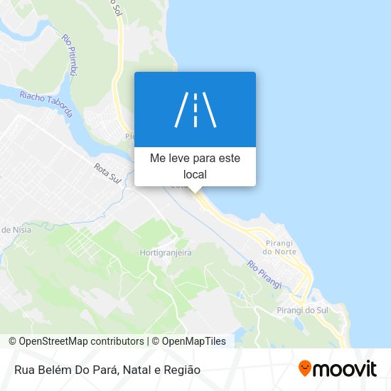 Rua Belém Do Pará mapa