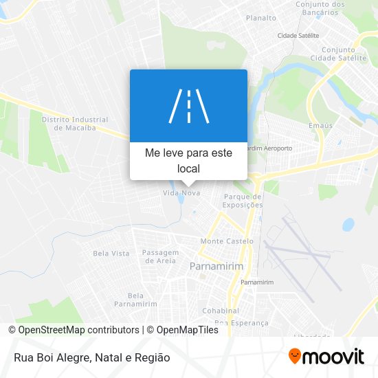 Rua Boi Alegre mapa