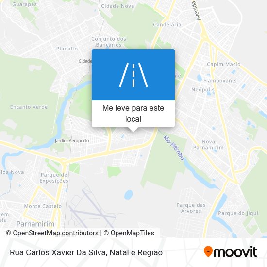 Rua Carlos Xavier Da Silva mapa