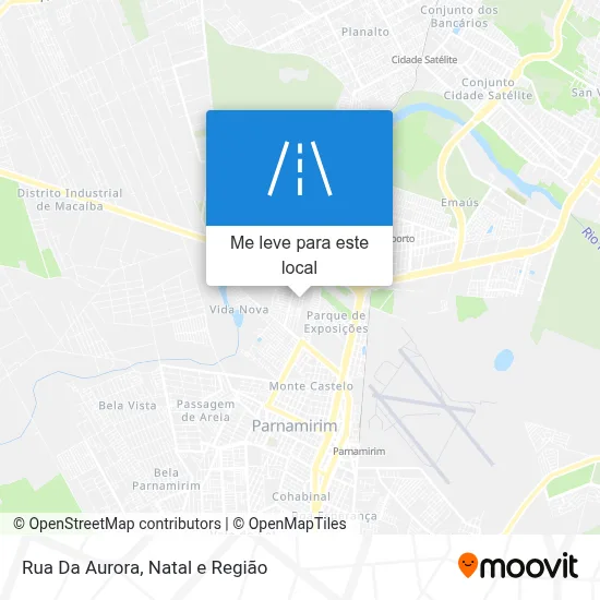 Rua Da Aurora mapa