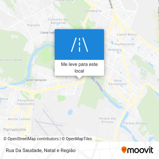 Rua Da Saudade mapa