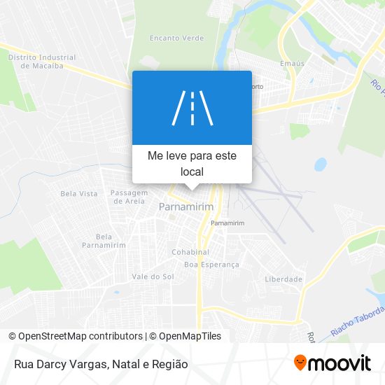 Rua Darcy Vargas mapa