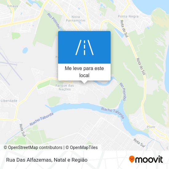 Rua Das Alfazemas mapa
