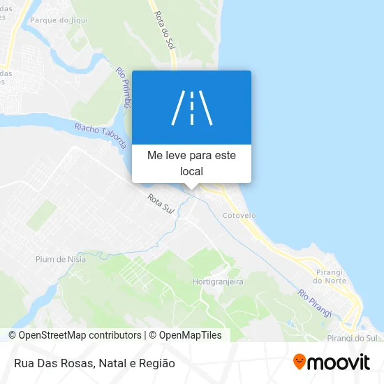 Rua Das Rosas mapa