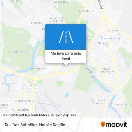 Rua Das Sobrálias mapa