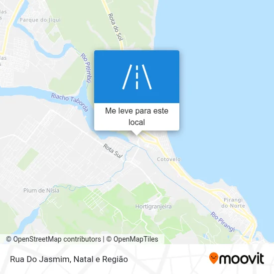 Rua Do Jasmim mapa