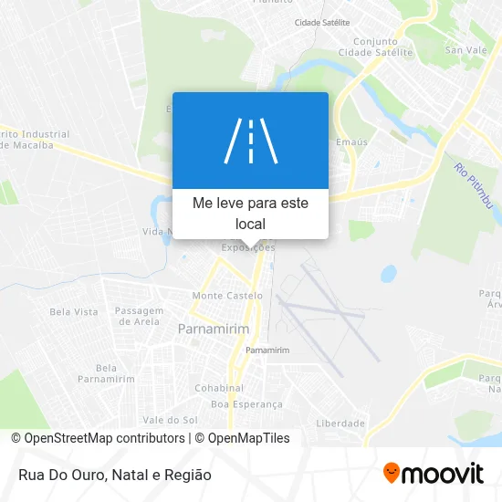 Rua Do Ouro mapa