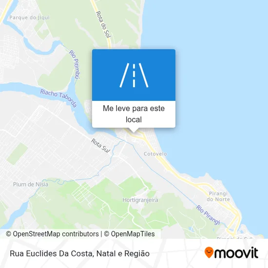 Rua Euclides Da Costa mapa