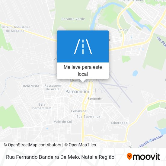 Rua Fernando Bandeira De Melo mapa
