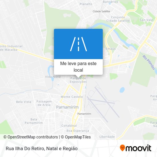 Rua Ilha Do Retiro mapa