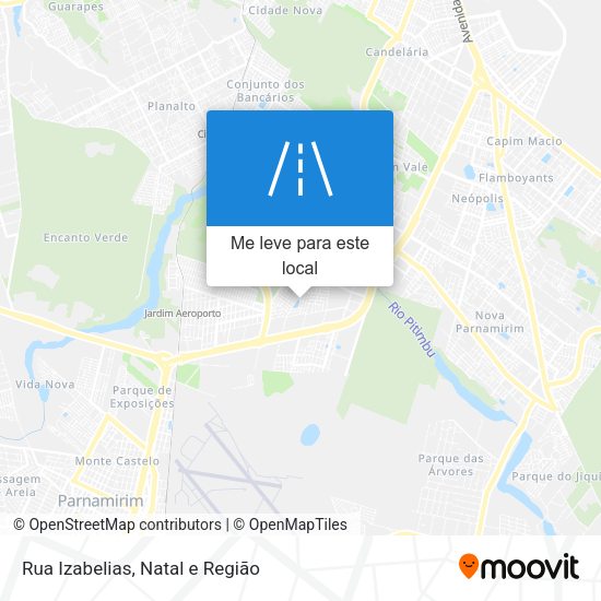 Rua Izabelias mapa