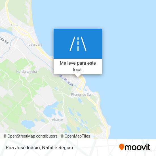 Rua José Inácio mapa