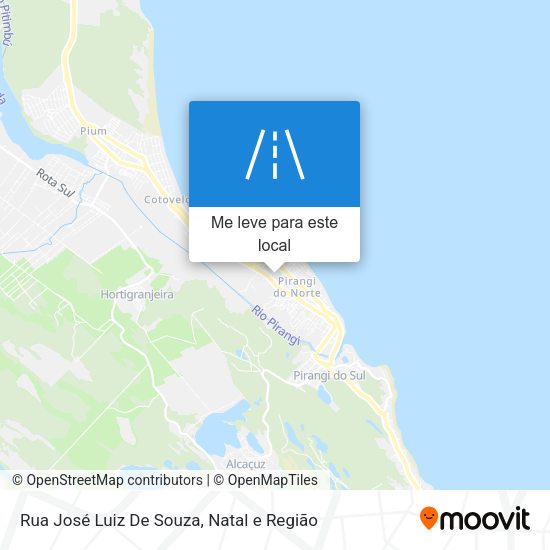 Rua José Luiz De Souza mapa