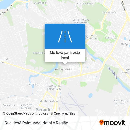Rua José Raimundo mapa