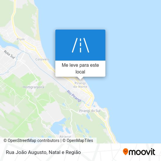Rua João Augusto mapa