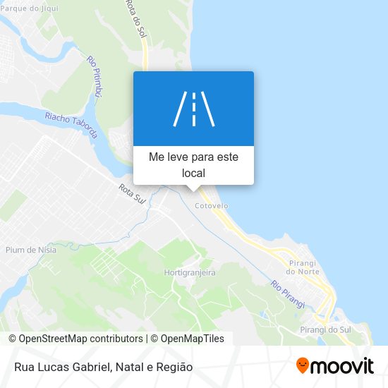Rua Lucas Gabriel mapa